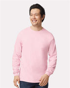 Gildan 2400 - Unisex Ultra Cotton Long Sleeve T-Shirt - Light Pink