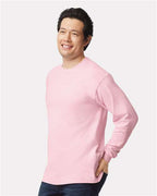 Gildan 2400 - Unisex Ultra Cotton Long Sleeve T-Shirt - Light Pink