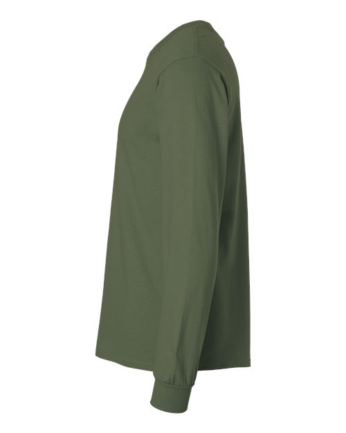 Gildan 2400 - Unisex Ultra Cotton Long Sleeve T-Shirt - Military Green