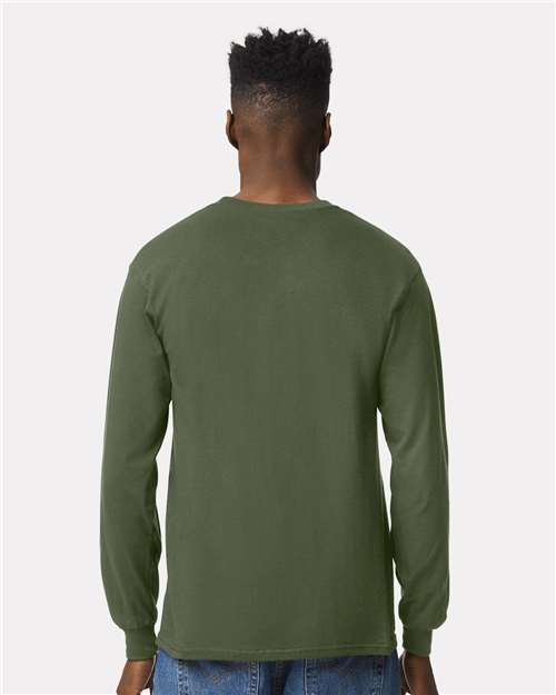 Gildan 2400 - Unisex Ultra Cotton Long Sleeve T-Shirt - Military Green