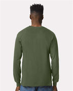 Gildan 2400 - Unisex Ultra Cotton Long Sleeve T-Shirt - Military Green