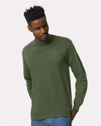 Gildan 2400 - Unisex Ultra Cotton Long Sleeve T-Shirt - Military Green