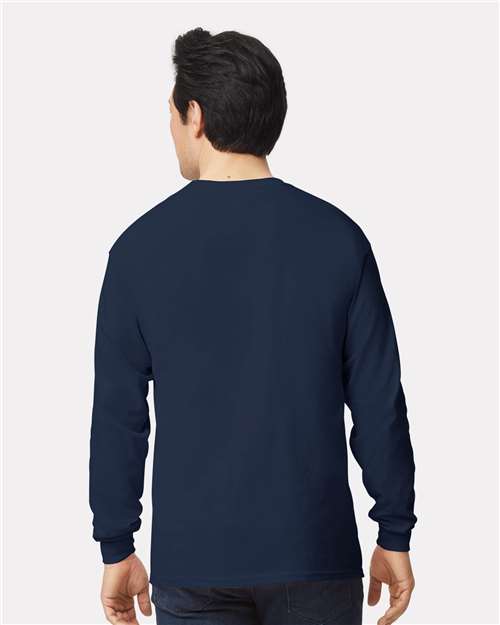 Gildan 2400 - Unisex Ultra Cotton Long Sleeve T-Shirt - Navy