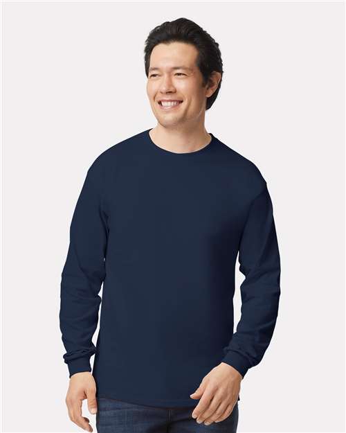 Gildan 2400 - Unisex Ultra Cotton Long Sleeve T-Shirt - Navy