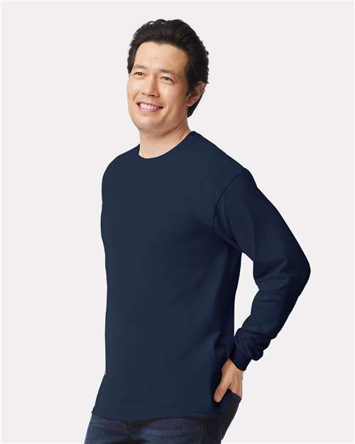 Gildan 2400 - Unisex Ultra Cotton Long Sleeve T-Shirt - Navy