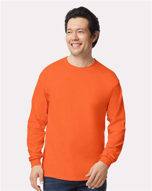 Gildan 2400 - Unisex Ultra Cotton Long Sleeve T-Shirt - Orange