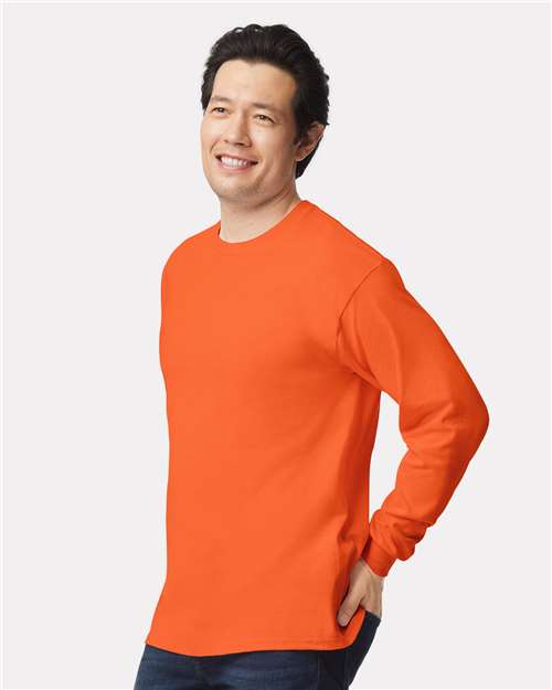 Gildan 2400 - Unisex Ultra Cotton Long Sleeve T-Shirt - Orange