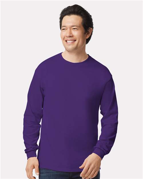 Gildan 2400 - Unisex Ultra Cotton Long Sleeve T-Shirt - Purple