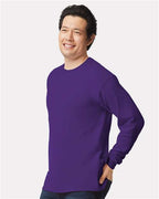 Gildan 2400 - Unisex Ultra Cotton Long Sleeve T-Shirt - Purple