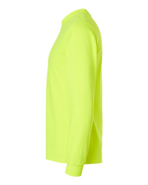 Gildan 2400 - Unisex Ultra Cotton Long Sleeve T-Shirt - Safety Green
