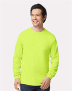 Gildan 2400 - Unisex Ultra Cotton Long Sleeve T-Shirt - Safety Green