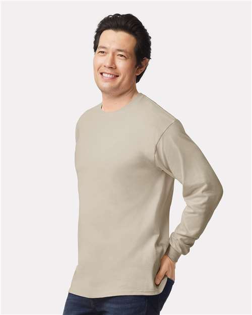 Gildan 2400 - Unisex Ultra Cotton Long Sleeve T-Shirt - Sand