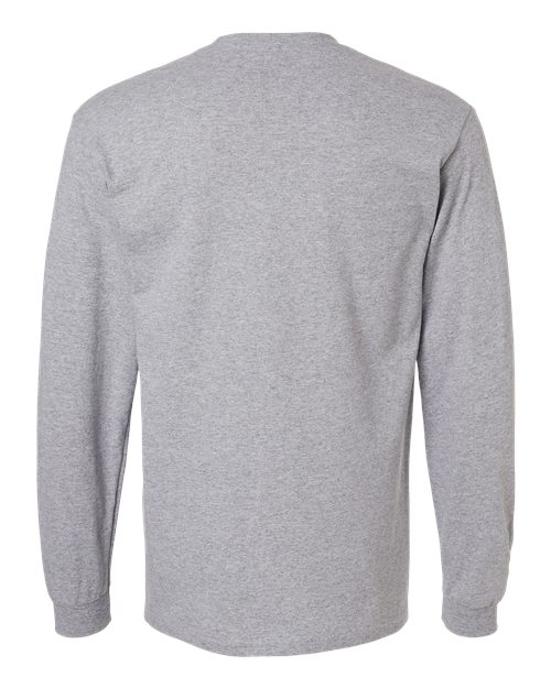 Gildan 2400 - Unisex Ultra Cotton Long Sleeve T-Shirt - Sport Grey