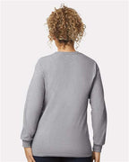 Gildan 2400 - Unisex Ultra Cotton Long Sleeve T-Shirt - Sport Grey