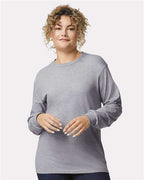 Gildan 2400 - Unisex Ultra Cotton Long Sleeve T-Shirt - Sport Grey