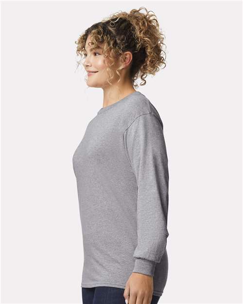 Gildan 2400 - Unisex Ultra Cotton Long Sleeve T-Shirt - Sport Grey