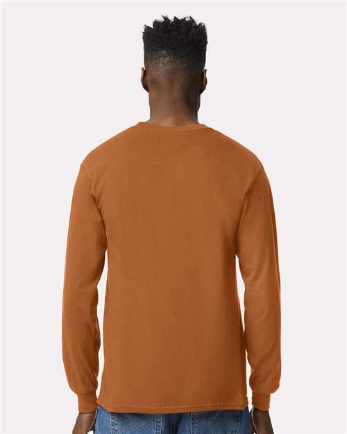 Gildan 2400 - Unisex Ultra Cotton Long Sleeve T-Shirt - Texas Orange