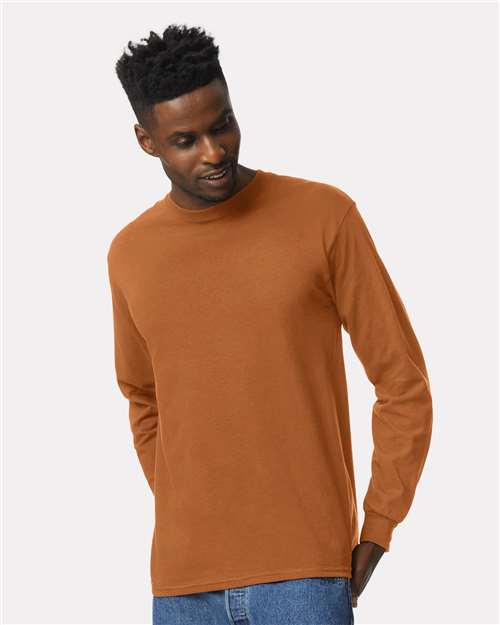 Gildan 2400 - Unisex Ultra Cotton Long Sleeve T-Shirt - Texas Orange