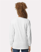 Gildan 2400 - Unisex Ultra Cotton Long Sleeve T-Shirt - White