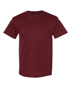 Hanes 5170 - Unisex EcoSmart® T-Shirt — Maroon (flat)