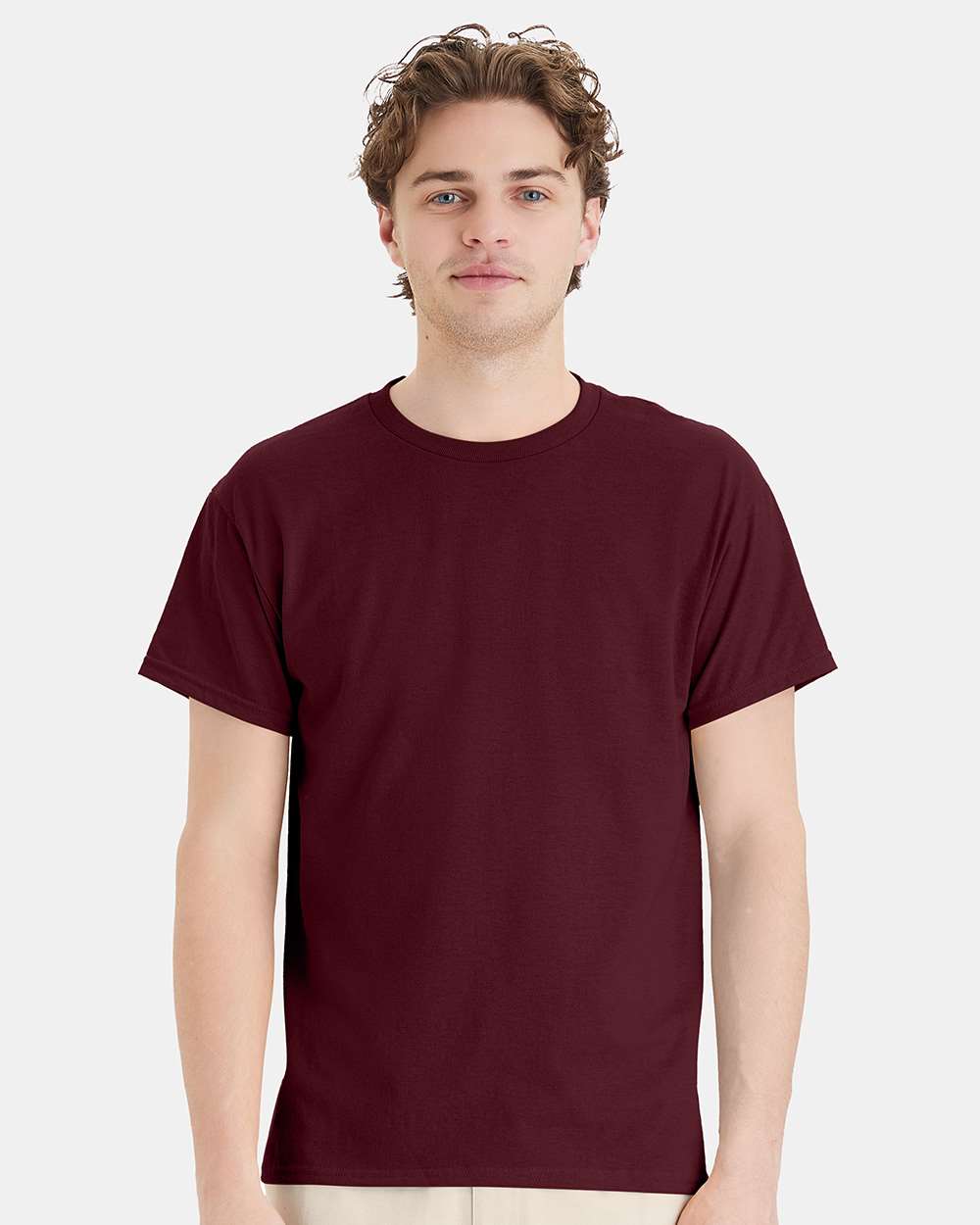 Hanes 5170 - Unisex EcoSmart® T-Shirt — Maroon
