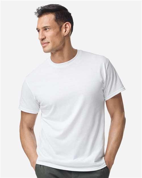 Gildan 8000 - Unisex DryBlend T-Shirt - White