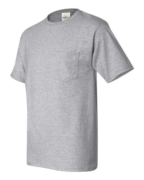 Hanes 5590 - Unisex Authentic Pocket T-Shirt Hanes