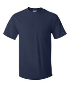 Hanes 5590 - Men's Authentic Pocket T-Shirt — Navy (flat)