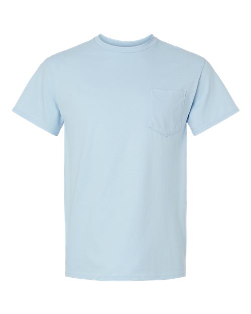 Gildan 2300 - Unisex Ultra Cotton Pocket T-Shirt - Light Blue