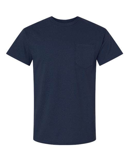 Gildan 2300 - Unisex Ultra Cotton Pocket T-Shirt - Navy
