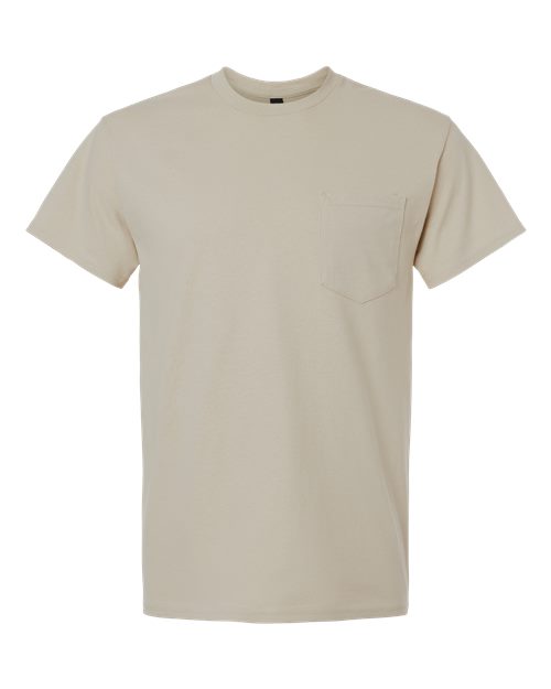 Gildan 2300 - Unisex Ultra Cotton Pocket T-Shirt - Sand