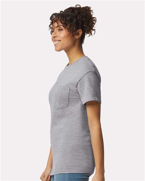 Gildan 2300 - Unisex Ultra Cotton Pocket T-Shirt - Sport Grey