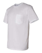 Gildan 8300 - Unisex DryBlend Pocket T-Shirt - White