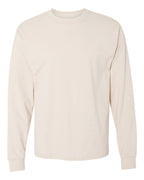 Hanes 5186 - Unisex Beefy-T® Long Sleeve T-Shirt — Natural (flat)