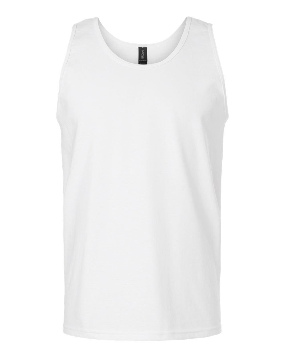 Gildan 2200 — Unisex Ultra Cotton® Tank Top — White (flat)