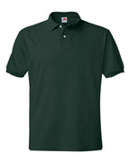 Hanes 054X - Men's EcoSmart® Jersey Polo — Deep Forest (flat)
