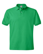 Hanes 054X - Men's EcoSmart® Jersey Polo — Kelly (flat)