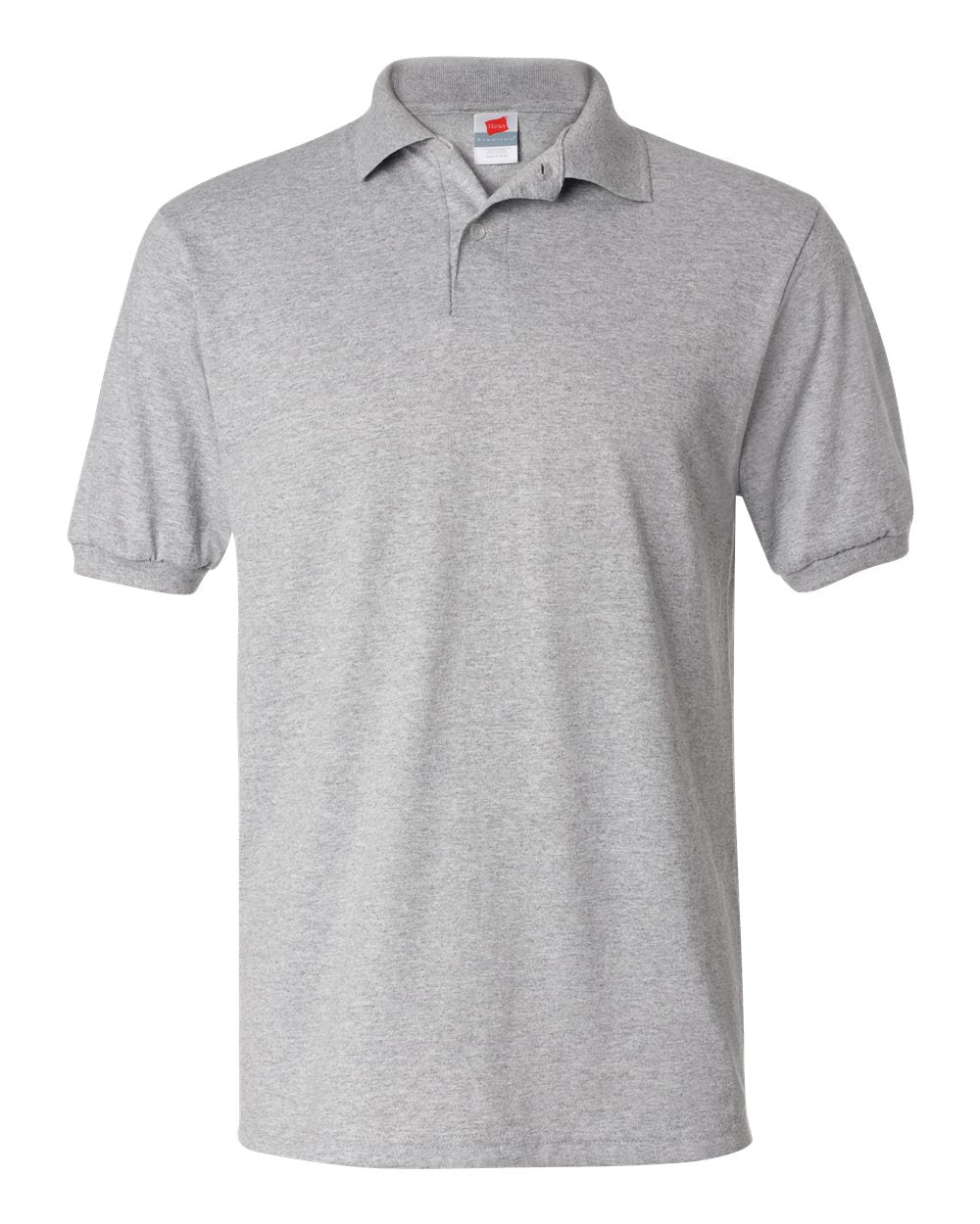 Hanes 054X - Men's EcoSmart® Jersey Polo — Light Steel (flat)