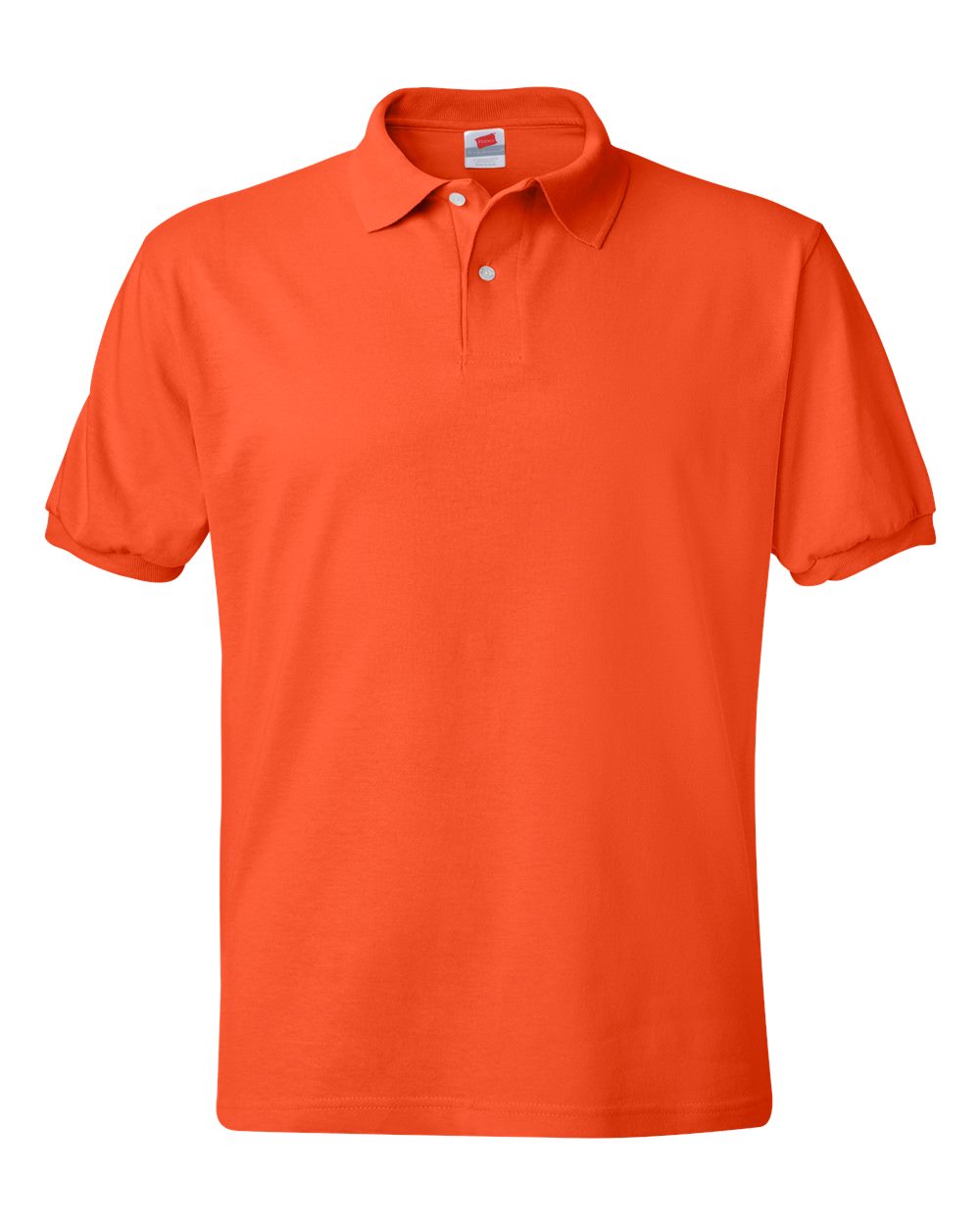 Hanes 054X - Men's EcoSmart® Jersey Polo — Orange (flat)