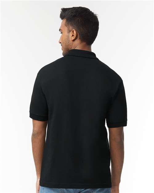 Gildan 8800 - Unisex DryBlend Jersey Polo - Black