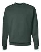 Hanes P160 - Unisex EcoSmart® Crewneck Sweatshirt — Deep Forest (flat)
