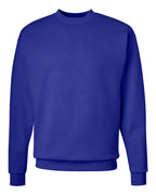Hanes P160 - Unisex EcoSmart® Crewneck Sweatshirt — Deep Royal (flat)
