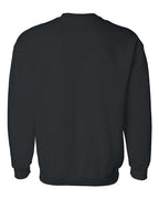 Gildan 12000 DryBlend Crewneck Sweatshirt - Black back view