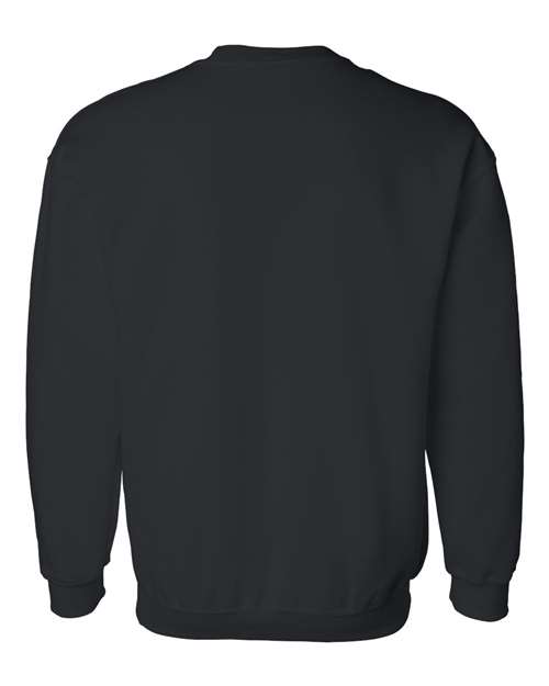 Gildan 12000 DryBlend Crewneck Sweatshirt - Black back view