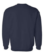 Gildan 12000 DryBlend Crewneck Sweatshirt - Navy back view