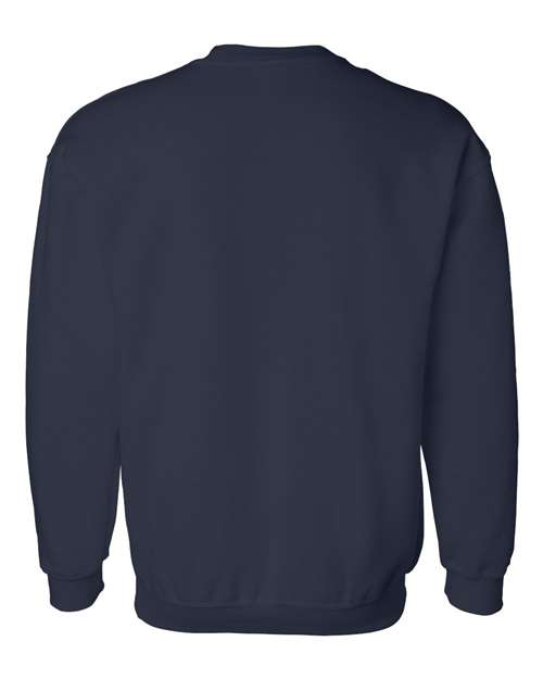 Gildan 12000 DryBlend Crewneck Sweatshirt - Navy back view