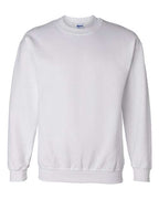 Gildan 12000 DryBlend Crewneck Sweatshirt - White