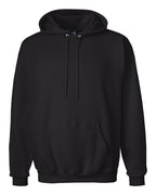 Hanes F170 - Unisex Ultimate Cotton® Hooded Sweatshirt — Black (flat)