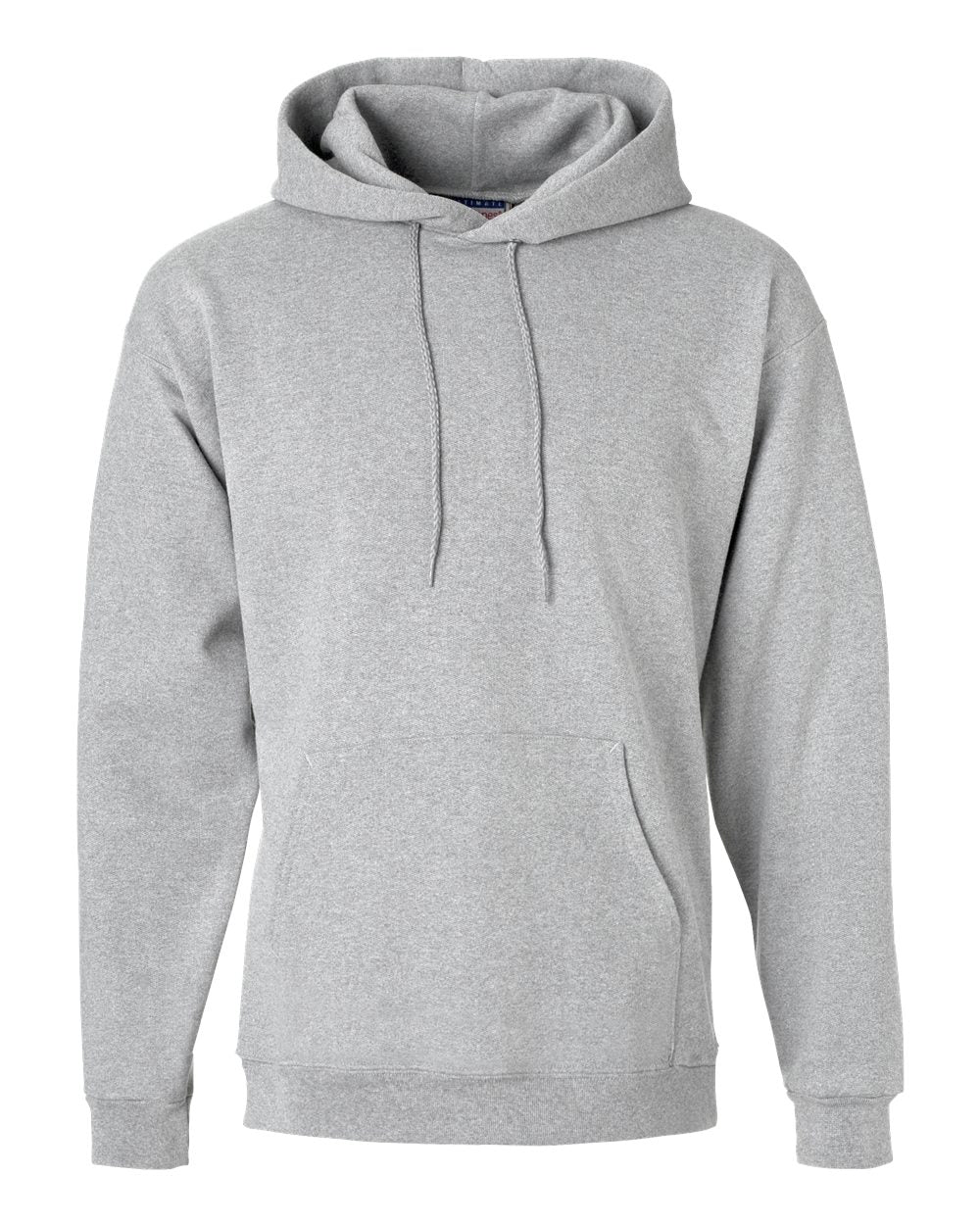 Hanes F170 - Unisex Ultimate Cotton® Hooded Sweatshirt — Light Steel (flat)