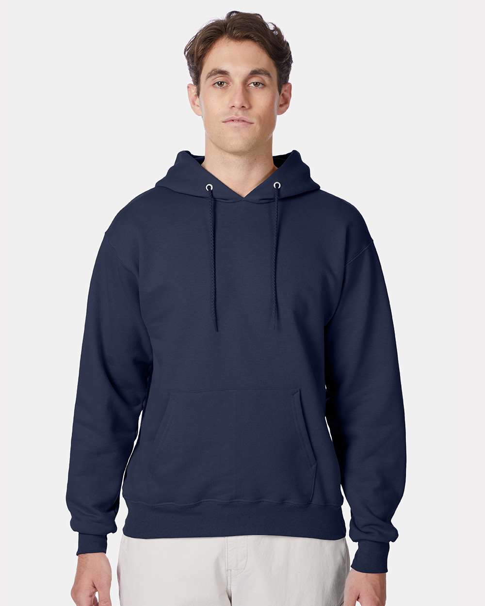 Hanes F170 - Unisex Ultimate Cotton® Hooded Sweatshirt — Navy